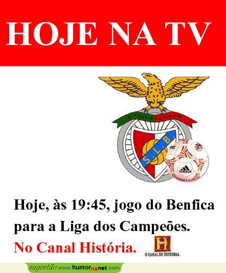 Benfica, hoje na TV