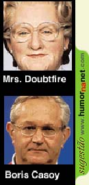 Mrs. Doubtfire vs Boris Casoy