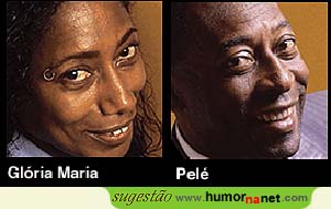 Glória Maria e Pelé