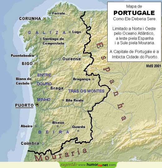 No norte de Portugal