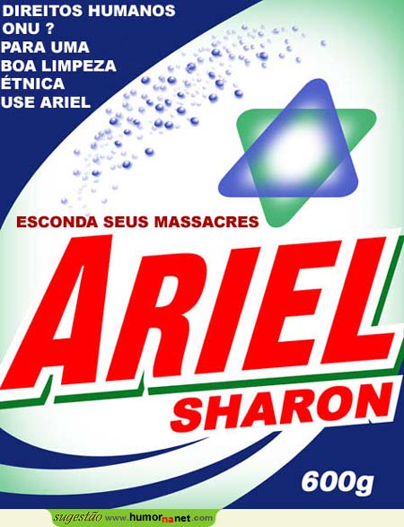 Detergente Ariel Sharon