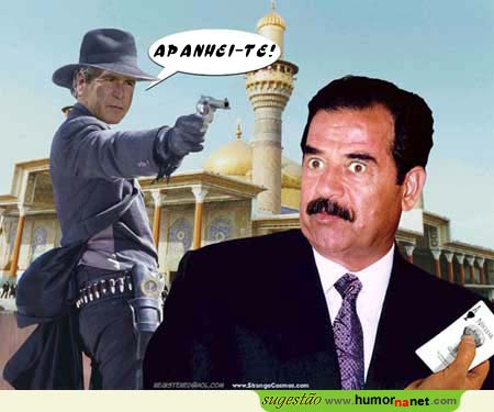 Saddam foi caçado!