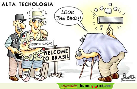 Turistas controlados no Brasil