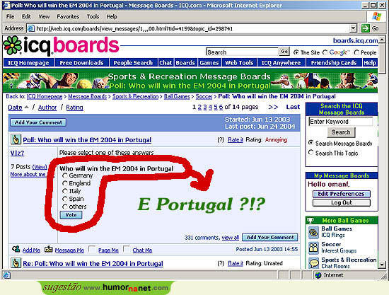 A história do jogo Espanha-Portugal