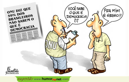 A Democracia no Brasil