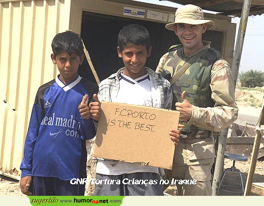 GNR tortura crianças no Iraque