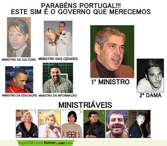 Prosposta para novo Governo Português