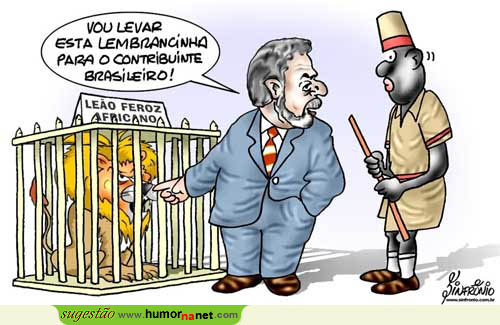 Lula presenteia contribuintes brasileiros