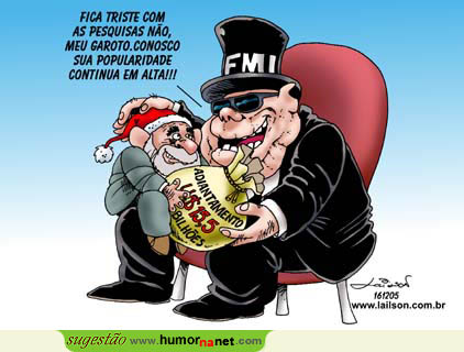 FMI contente com Pai Natal Lula