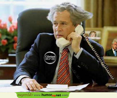 Bush pede ajuda
