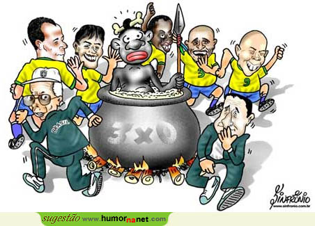 Brasil faz cozinhado com o Gana