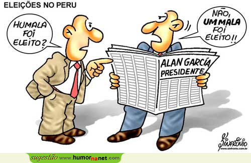 Alan Garcia é eleito presidente do Perú