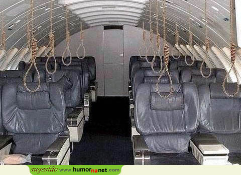 Avião especial para o transporte de Terroristas