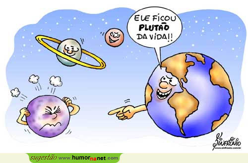Terra vangloria-se de Plutão