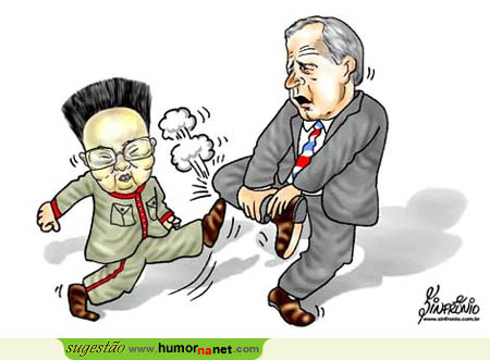 Pyongyang dá um belo chuto ao Bush