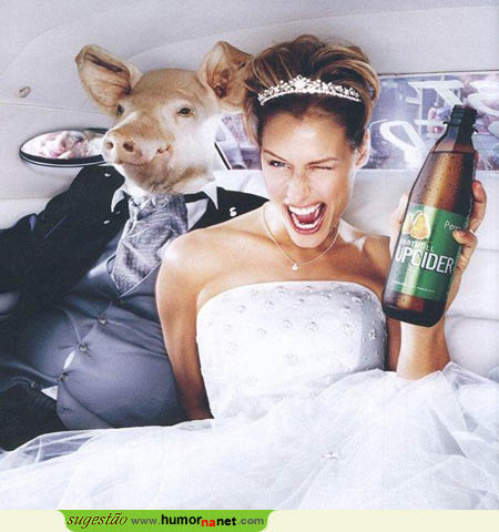 Ela casou com um ganda porco!