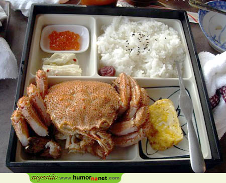 Almoço de Domingo: Caranguejo com arroz