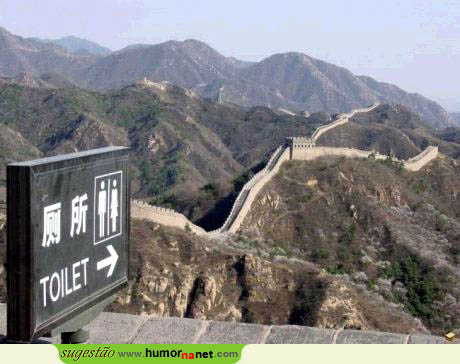Se for à China não vá ao WC...