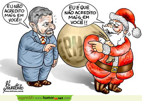 Lula não acredita no Pai Natal