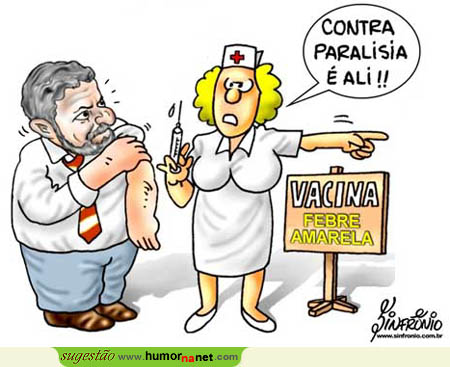 Lula vai às vacinas