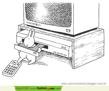 Como é que o coelhinho usa o PC?