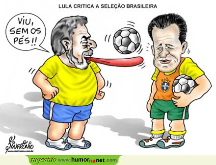 Lula dá lição a Dunga