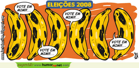 Bananas apelam ao voto