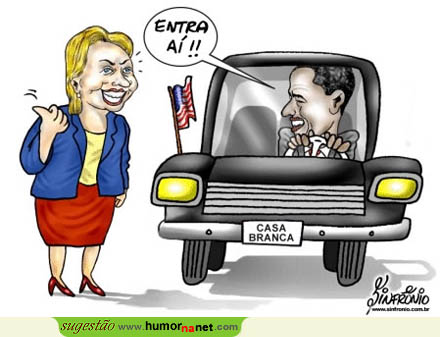 Hillary faz-se à estrada