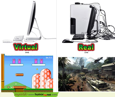 Virtual <i>vs</i> Real