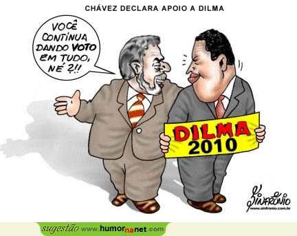 Chávez apoia Dilma
