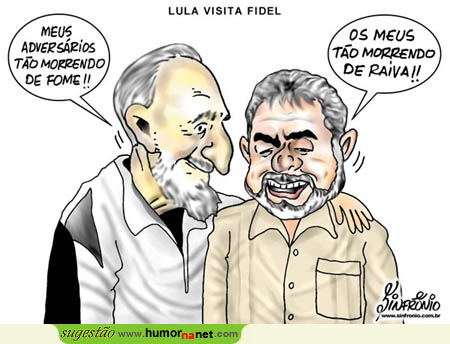Lula e Fidel encontram-se
