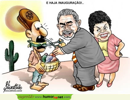 Lula inaugura tudo e mais alguma coisa