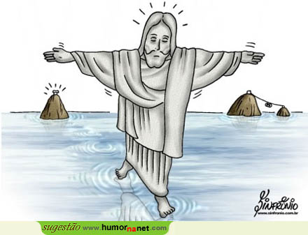 O Cristo sobre as águas do Rio