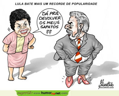 Lula com popularidade sempre a subir