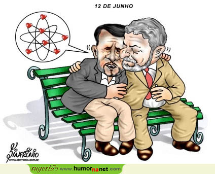 Lula tem uma paixão atómica pelo Ahmadinejad
