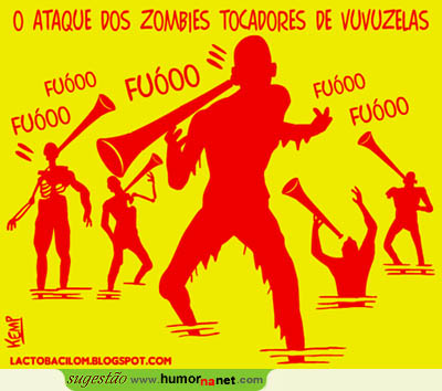 Os zombies tocadores de vuvuzelas