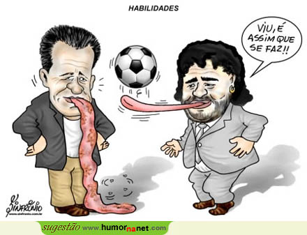 Maradona ensina a Dunga