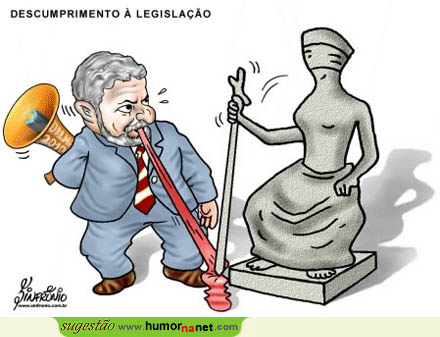 Língua de Lula apanhada pela Justiça
