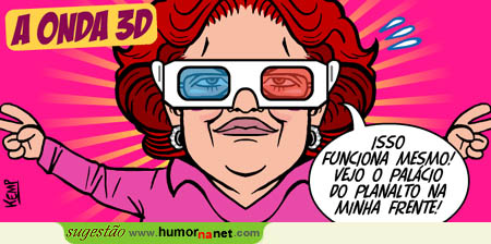 Dilma vê o futuro a 3D