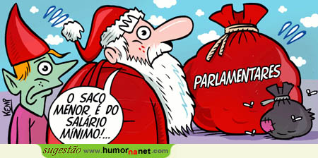 As prendas dos parlamentares do Brasil e o salário mínimo