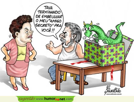 Lula oferece amigo secreto a Dilma