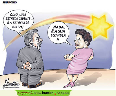Dilma desfaz dúvida sobre estrela