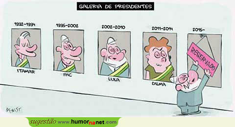 Brasil tem na Galeria dos Presidentes...