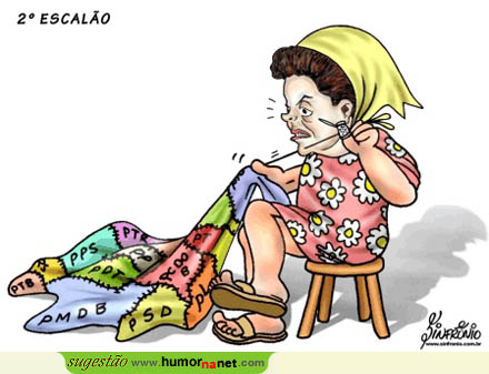 Dilma já tem manta de retalhos