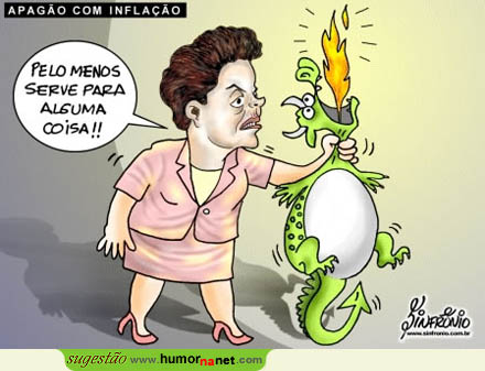 Dilma faz uso do dragão da inflação
