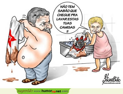 Lula suja muito...