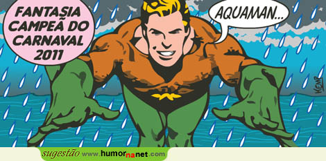 Aquaman é a fantasia do Carnaval 2011