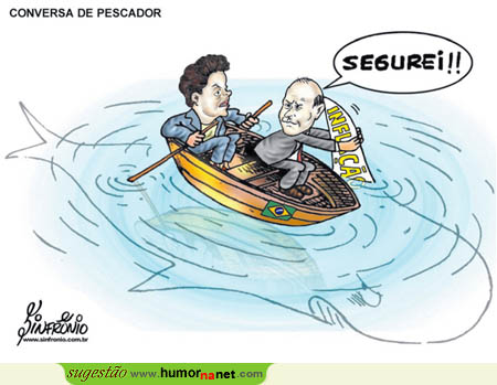 Dilma vai à pesca e tenta controlar inflação