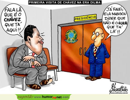 Chávez visita Dilma