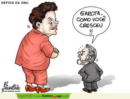Dilma está muito maior...
